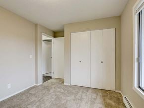Appleton apartment for rent - A room with a carpeted floor and a large white wardrobe.