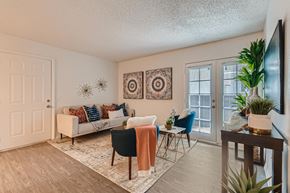 San Bernardino apartment for rent - living room view platinum unit at Sixteen60 Apartment Homes, San Bernardino, CA