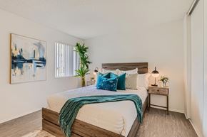 San Bernardino apartment for rent - bedroom view of platinum unit at Sixteen60 Apartment Homes, San Bernardino, CA