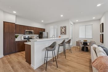 Opaque white quartz countertops