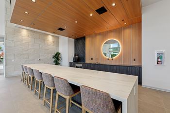 Clubroom with kitchen