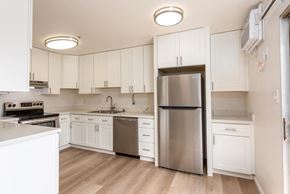 Santa Rosa apartment for rent - Kitchen of an Upstairs 1 BRM Apartment with Upgraded Amenities