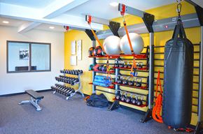 St. Peters apartment for rent - Fitness center at 5300 Centre, Missouri, 63376