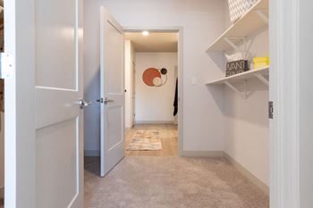Large, walk-in closets