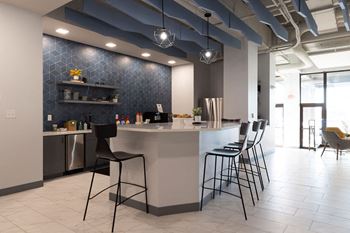 Premium complimentary coffee bar