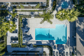 Upland apartment for rent - Aerial - Pool