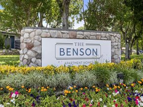 Upland apartment for rent - The Benson Monument Sign