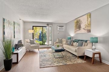 Burnsville apartment for rent - a living room with a couch and two chairs