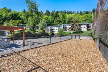 Dog run area