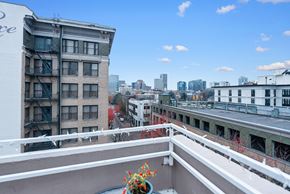 Portland apartment for rent - View of the city skyline from the rooftop deck