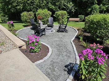 Fire pit area