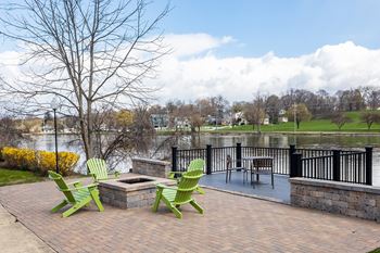 Fire pit & fishing dock
