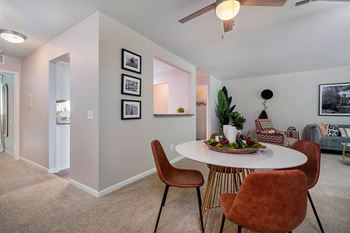 Spacious living/dining area