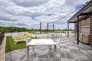 Minneapolis apartment for rent - Rooftop Terrace Seating at Track 29 Apartments, Minneapolis, 55408