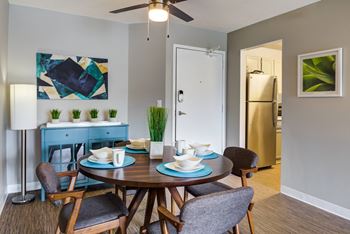 Separate dining area