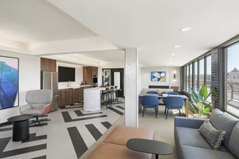 Spacious lounge area