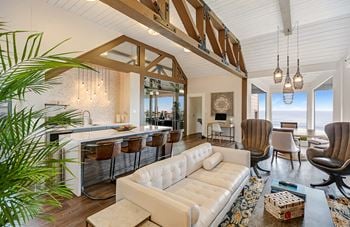 Lobby with ocean views