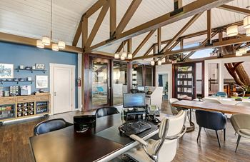 Lobby with ocean views