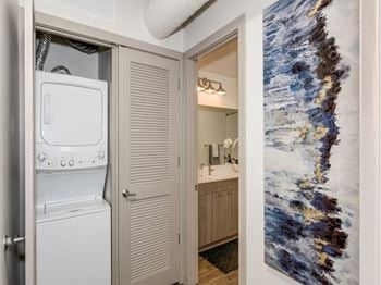 Washer/dryer included