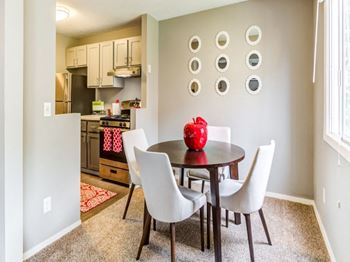 Separate dining area