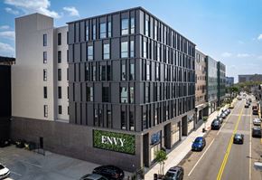 Newark apartment for rent - the exterior of an apartment building on a city street