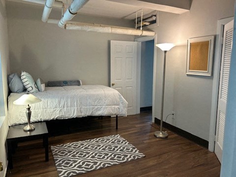 Floor plan for 1 bed, 1 bath, 800 sqft