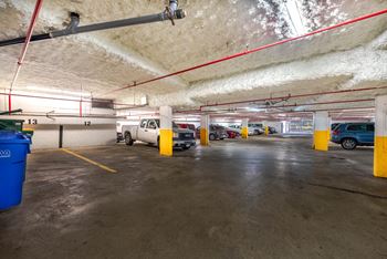 Secured underground parking