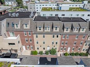Philadelphia apartment for rent - an aerial view of a building with a roof covered in plants
