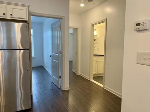 Floor plan for 2 beds, 1 bath