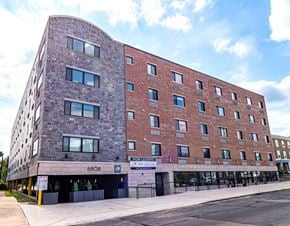 Philadelphia apartment for rent - a large brick building on the side of a street
