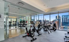 Chicago apartment for rent - 8 East offers interactive fitness content and a specialized yoga room.