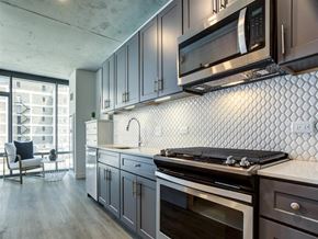 Chicago apartment for rent - Premier finishes and ample storage in our gourmet kitchen areas.