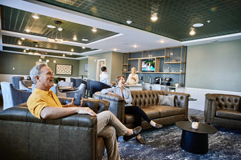 Clubroom with billiards