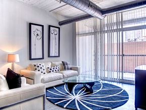 Baltimore apartment for rent - Modern Living Area at 222 Saratoga, Baltimore, MD