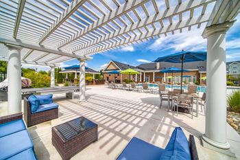 Lounge area in clubhouse