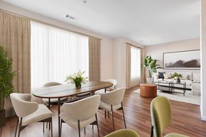 West Hempstead apartment for rent - a dining room with a table and chairs at West 130, West Hempstead, 11552