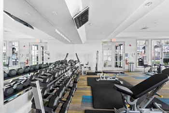 State-of-the-art gym and spin studio