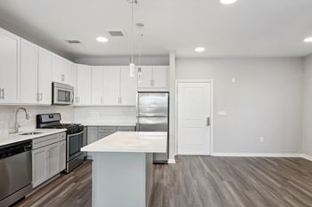 An empty kitchen
