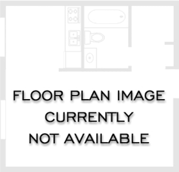 Floor plan for 1 bed, 1 bath, 785 sqft