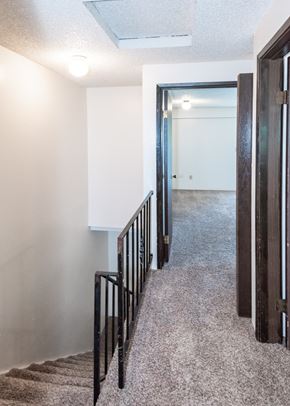 Tigard apartment for rent - Hallmark Apartments Hallway with Stairs