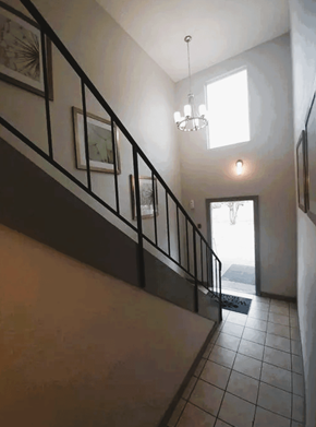 Salem apartment for rent - Riverbend Terrace Apartments Staircase