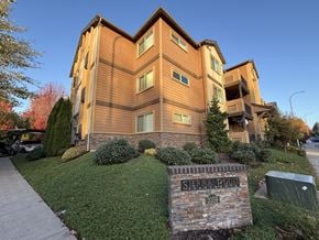 Gresham apartment for rent - A building with a sign that says Sierra Pointe in front of it.