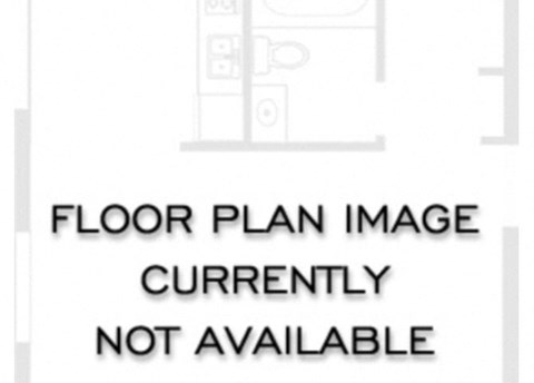 Floor plan for 2 beds, 1.5 baths, 1040 sqft