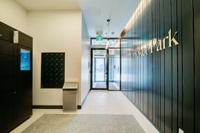 York apartment for rent - A hallway with a sign that says Chickei Park.