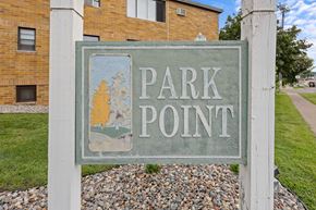 St. Louis Park apartment for rent - a park point sign in front of a building