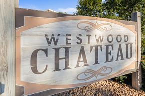 St. Louis Park apartment for rent - A wooden sign that says Westwood Chateau.