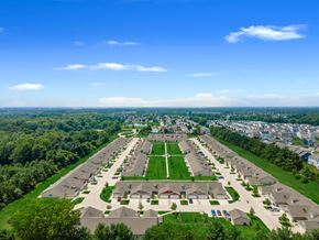 Blacklick apartment for rent - A suburban neighborhood with a large green space in the center.
