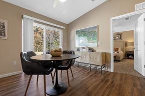 Concord apartment for rent - A dining room with a table and chairs.