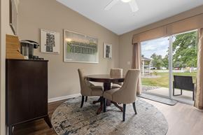 Fort Wayne apartment for rent - A dining room with a table and chairs.