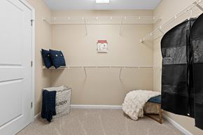 Lake Wylie apartment for rent - A laundry room with a washer and dryer in a small space.